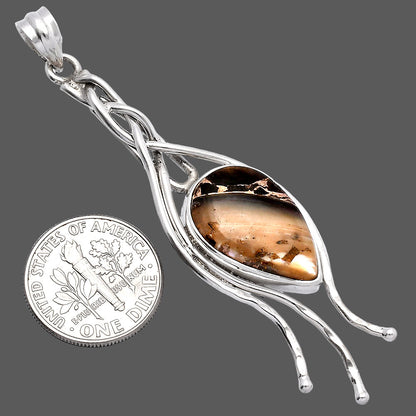 Natural Copper Abalone Shell Pendant P-1728 SDP146226