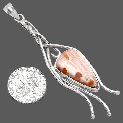 Natural Orange Scolecite - India Pendant P-1728 SDP146228