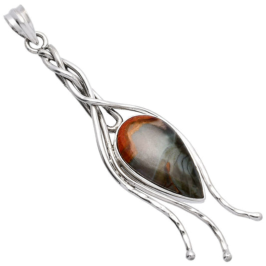 Natural Polygram Jasper Pendant P-1728 SDP146240