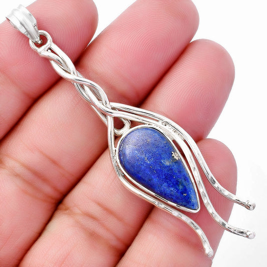 Natural Lapis Lazuli - Afghanistan Pendant P-1728 SDP146246