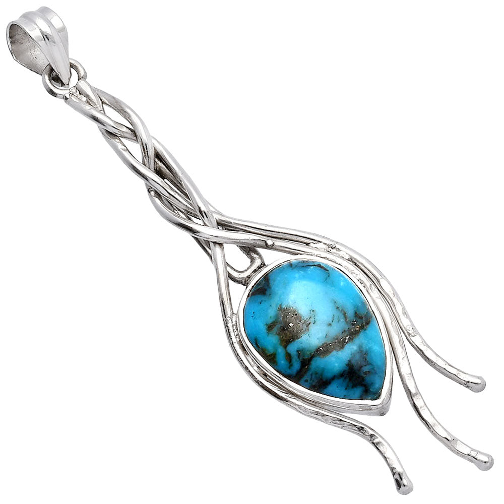 Natural Turquoise Morenci Mine Pendant P-1728 SDP146252