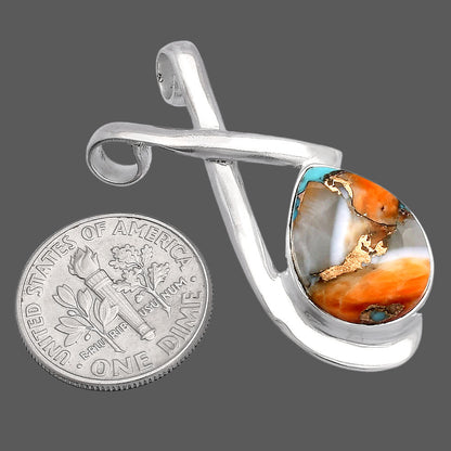 Spiny Oyster Turquoise - Arizona Pendant P-1596 SDP146582