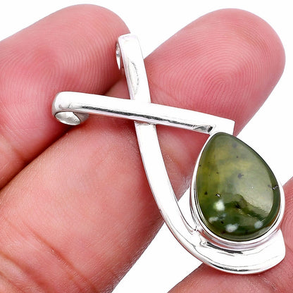 Natural Chrome Chalcedony Pendant P-1596 SDP146589