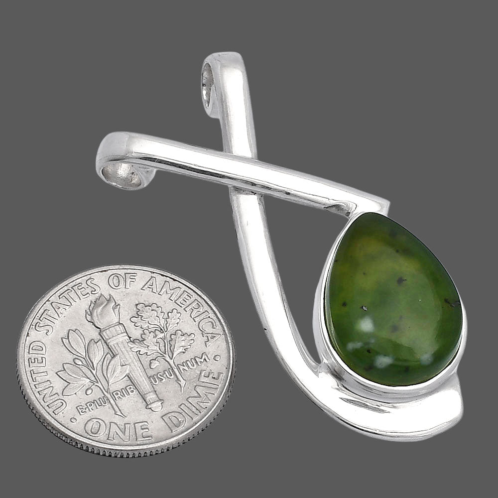 Natural Chrome Chalcedony Pendant P-1596 SDP146589