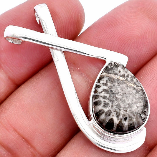 Natural Stingray Coral Pendant P-1596 SDP146599