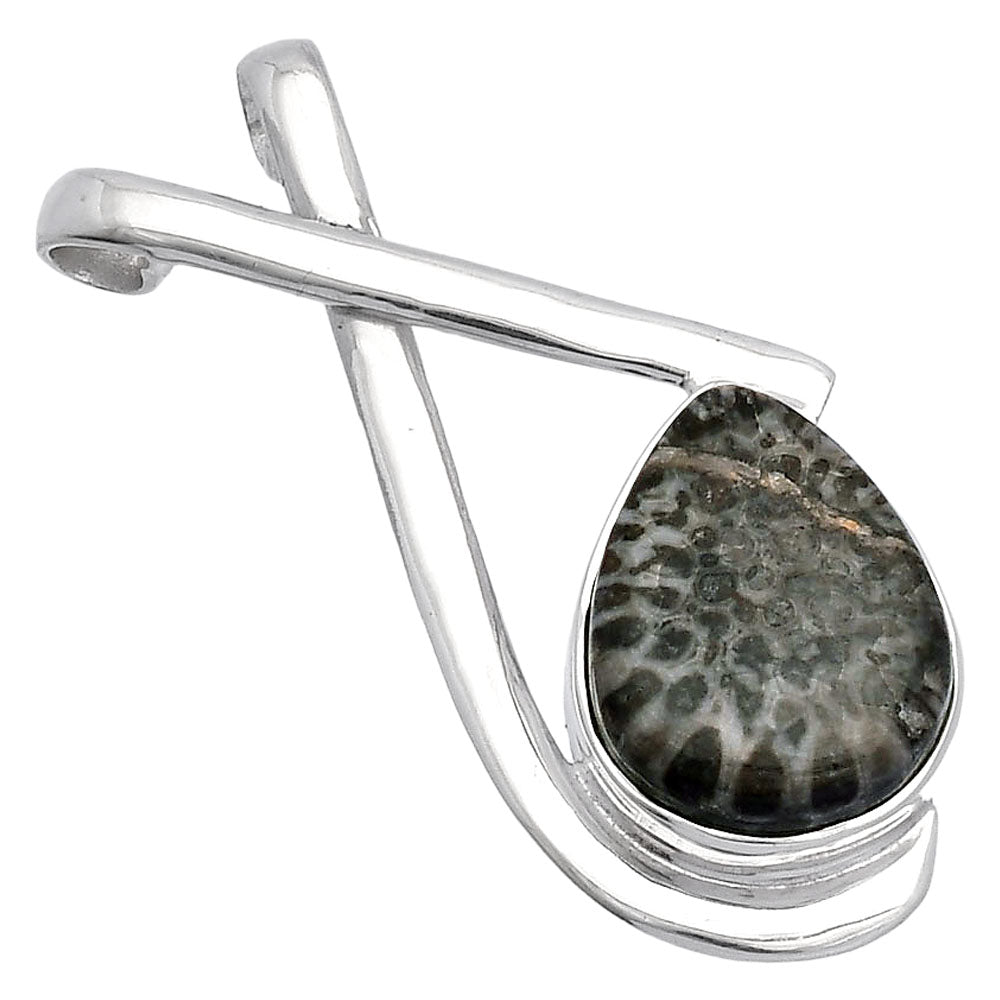 Natural Stingray Coral Pendant P-1596 SDP146599