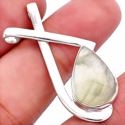 Natural Prehnite Pendant P-1596 SDP146600