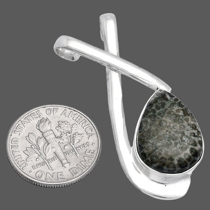 Natural Stingray Coral Pendant P-1596 SDP146602