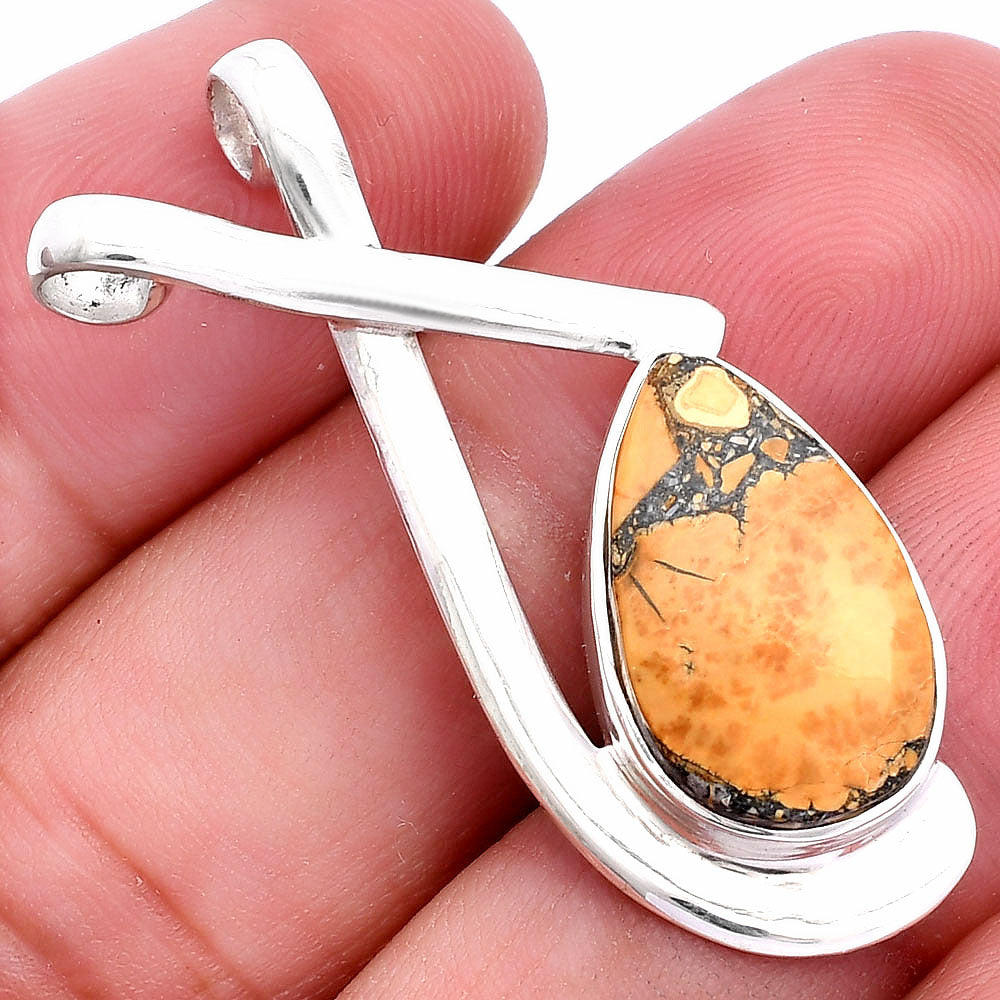 Natural Maligano Jasper - Indonesia Pendant P-1596 SDP146603