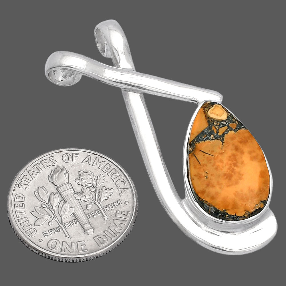 Natural Maligano Jasper - Indonesia Pendant P-1596 SDP146603