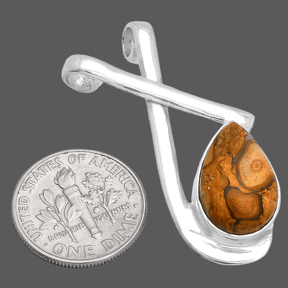 Natural Rock Calcy Pendant P-1596 SDP146607