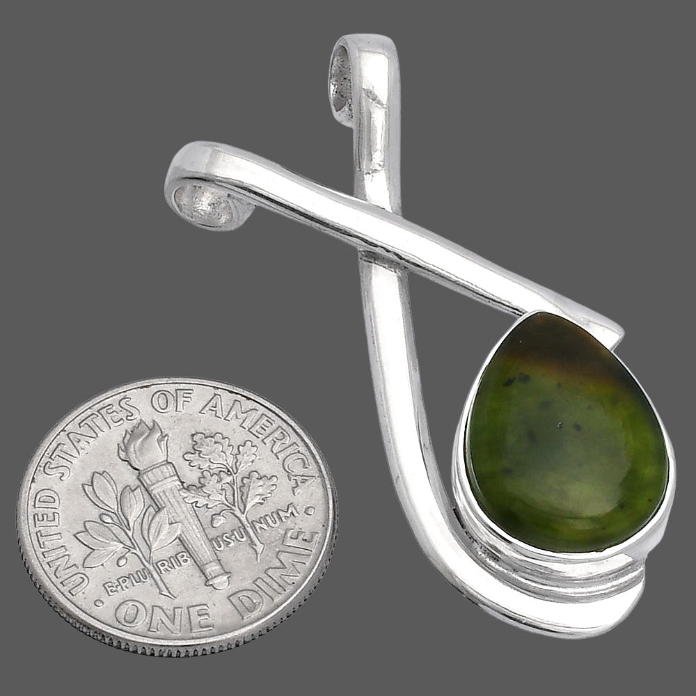 Natural Chrome Chalcedony Pendant P-1596 SDP146612