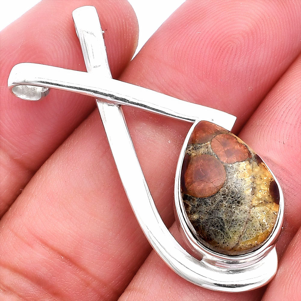 Natural Peanut Obsidian Pendant P-1596 SDP146620