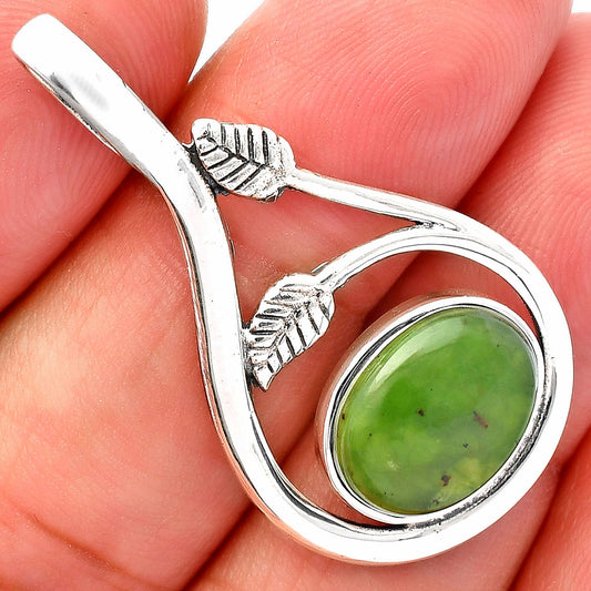 Natural Chrome Chalcedony Pendant P-1435 SDP146706