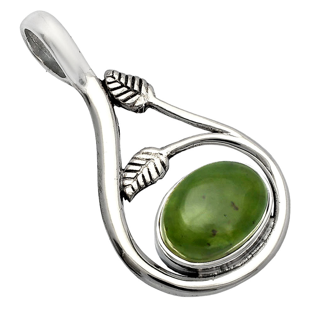 Natural Chrome Chalcedony Pendant P-1435 SDP146706