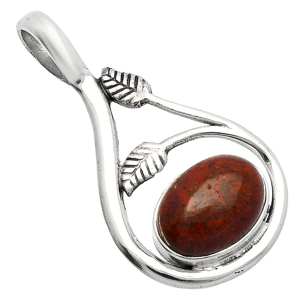 Natural Red Moss Agate Pendant P-1435 SDP146725
