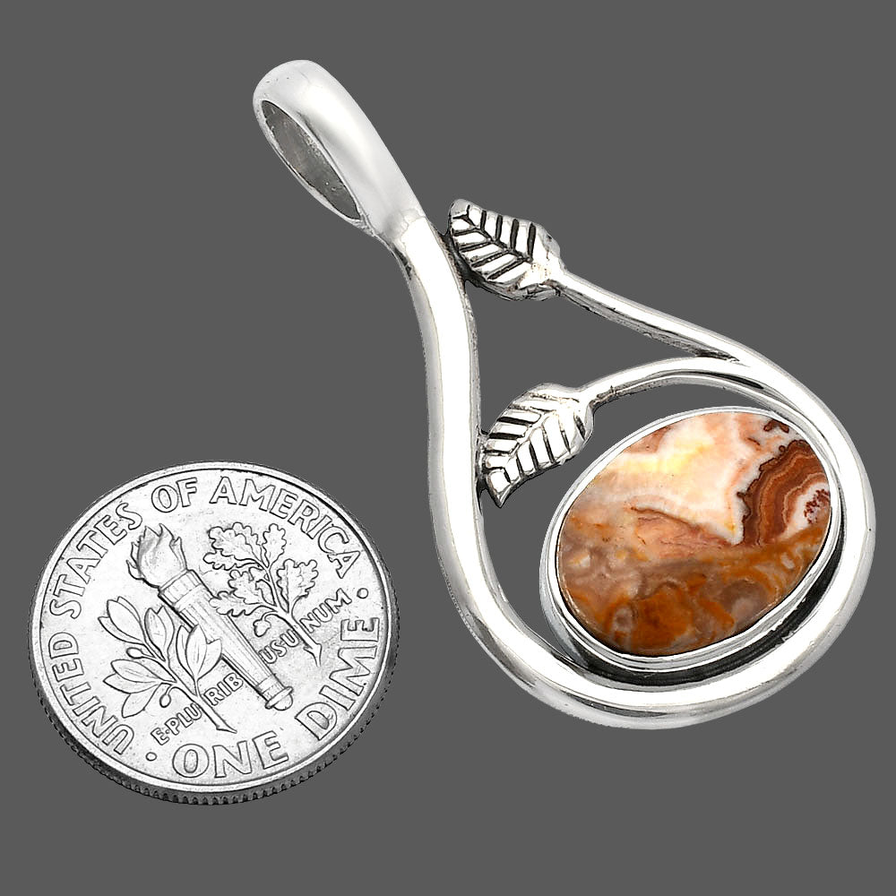 Natural Rosetta Picture Jasper Pendant P-1435 SDP146737
