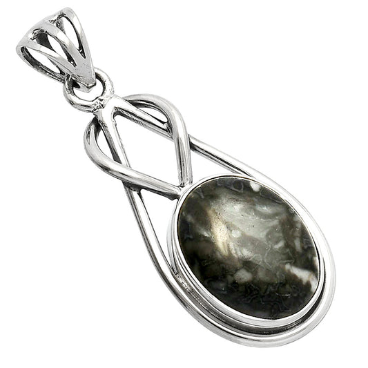 Natural Mexican Cabbing Fossil Pendant P-1008 SDP146855