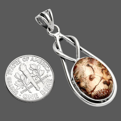 Natural Mexican Bird Eye Pendant P-1008 SDP146861