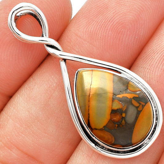 Natural Bamboo Jasper Pendant P-1017 SDP146906