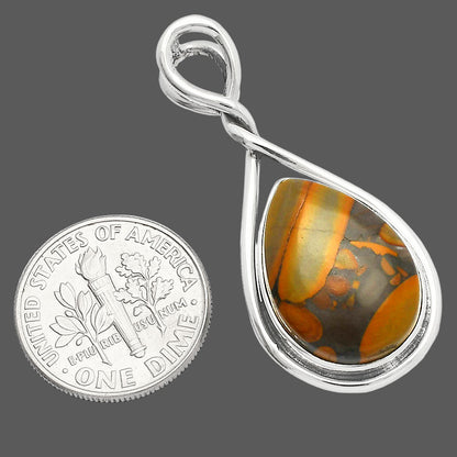 Natural Bamboo Jasper Pendant P-1017 SDP146906