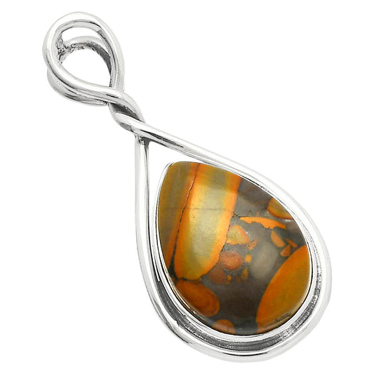 Natural Bamboo Jasper Pendant P-1017 SDP146906