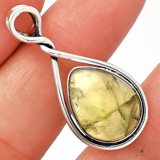 Natural Prehnite Pendant P-1017 SDP146921