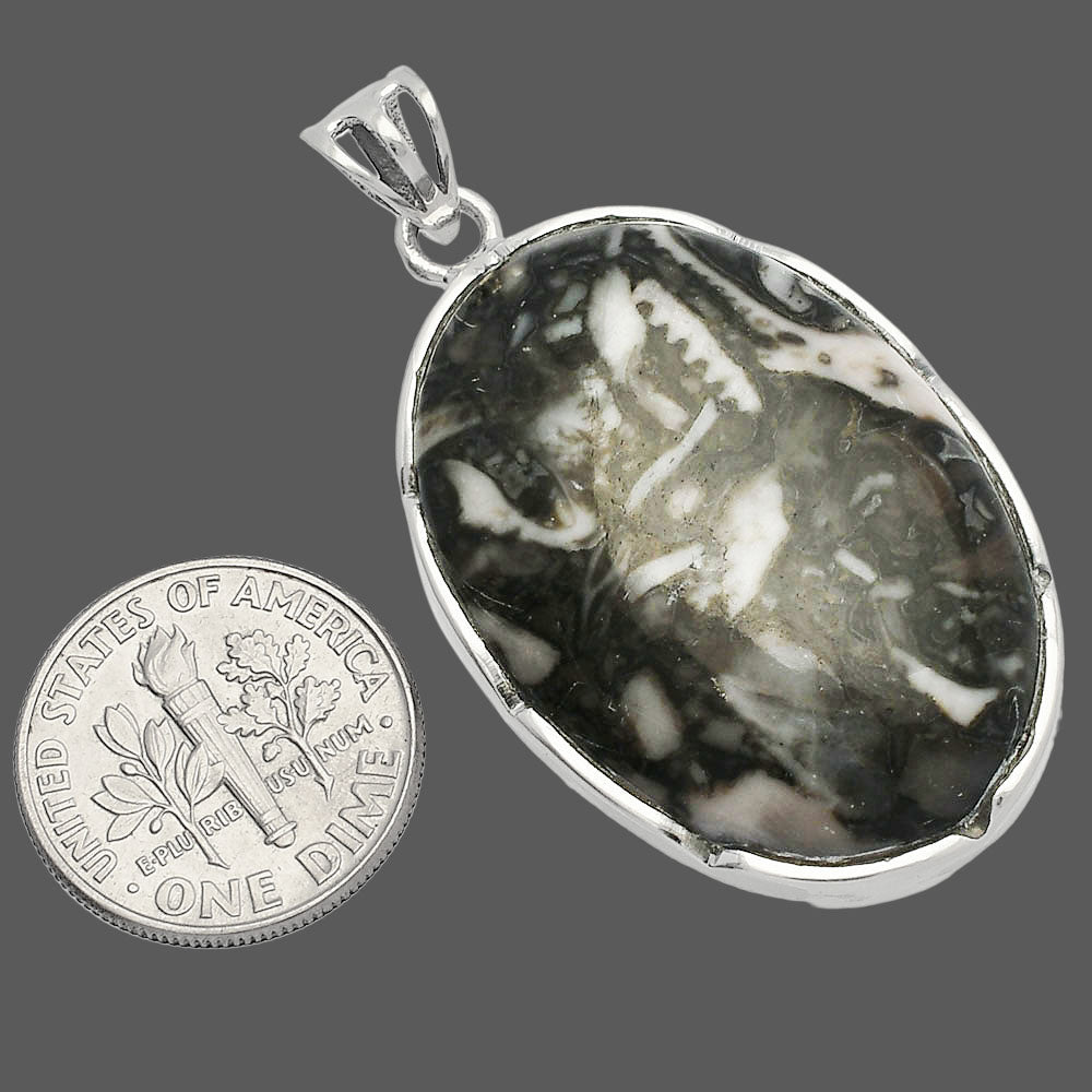 Natural Mexican Cabbing Fossil Pendant P-1310 SDP146950