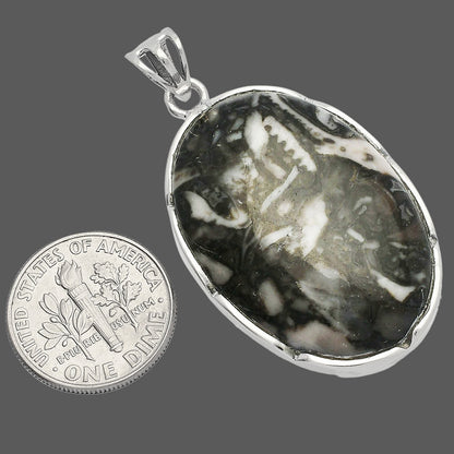 Natural Mexican Cabbing Fossil Pendant P-1310 SDP146950