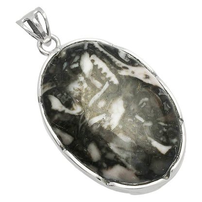 Natural Mexican Cabbing Fossil Pendant P-1310 SDP146950