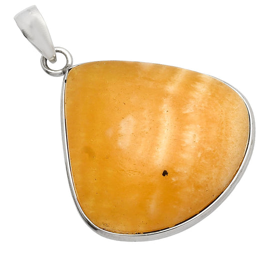 Natural Honey Aragonite Pendant P-1001 SDP147039