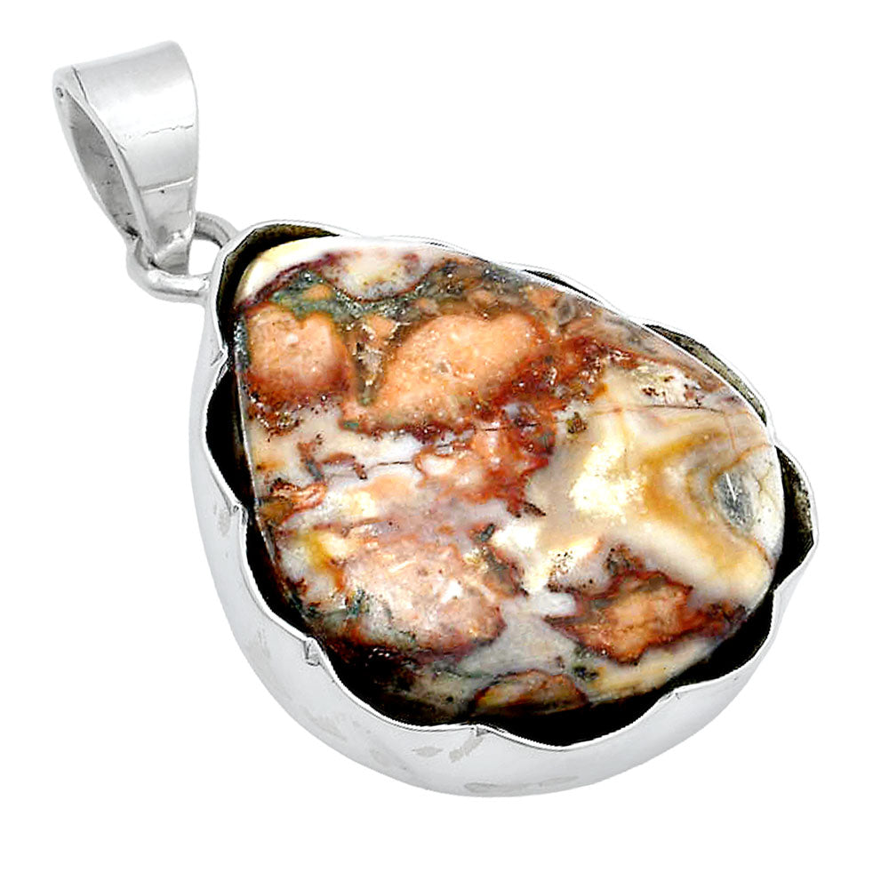 Natural Rosetta Picture Jasper Pendant P-1555 SDP147130