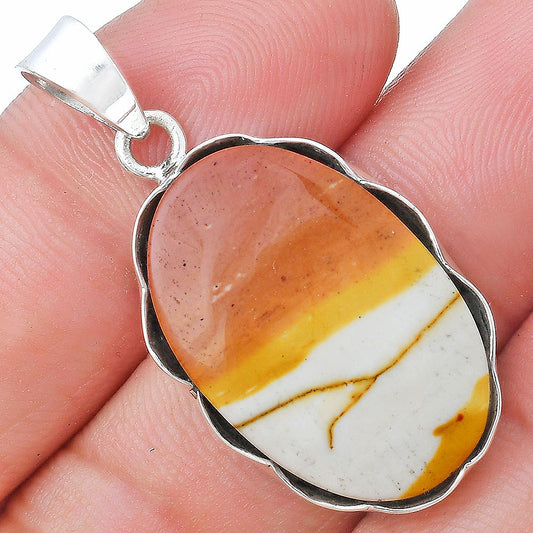 Natural Red Mookaite Pendant P-1555 SDP147143