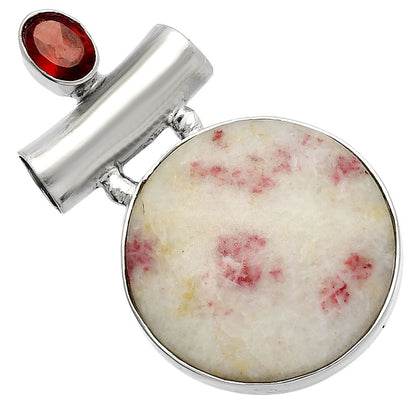 Natural Cinnabar & Garnet Pendant P-1279 SDP147185