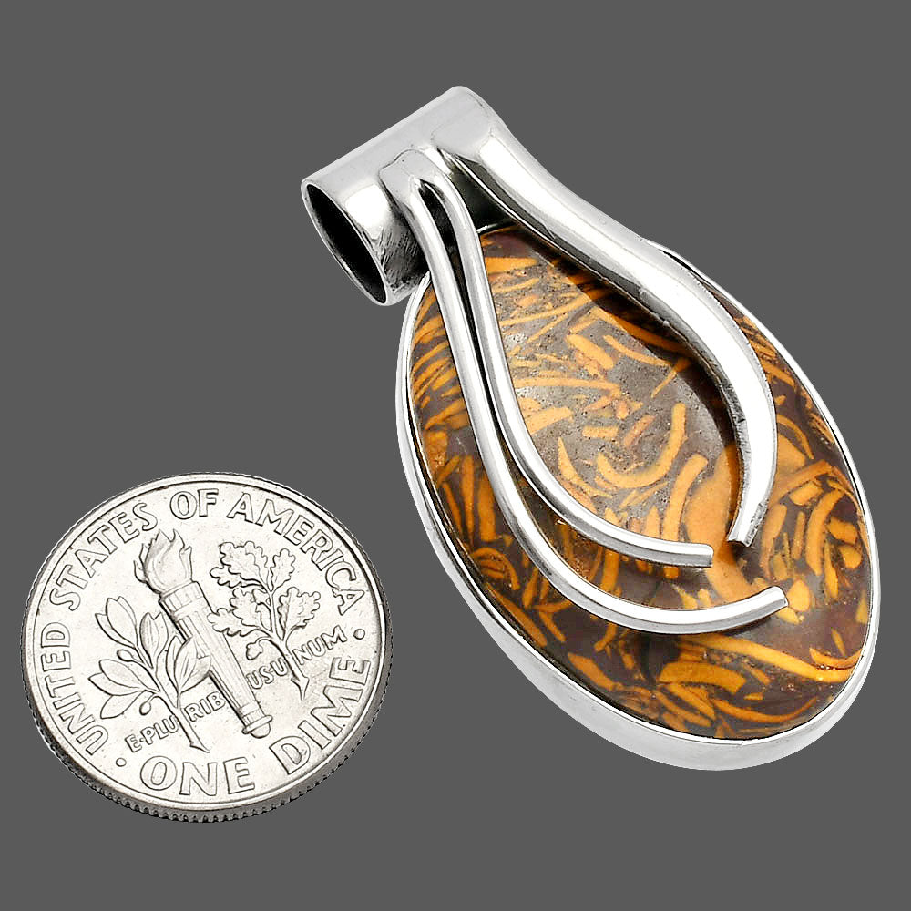 Coquina Fossil Jasper - India Pendant P-1252 SDP147238