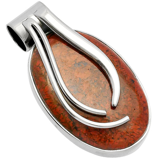 Natural Red Moss Agate Pendant P-1252 SDP147249