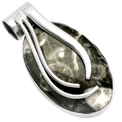 Natural Mexican Cabbing Fossil Pendant P-1252 SDP147251
