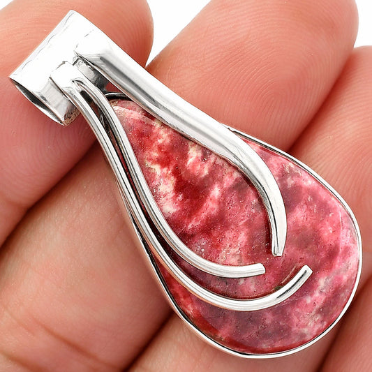 Natural Pink Thulite - Norway Pendant P-1252 SDP147257