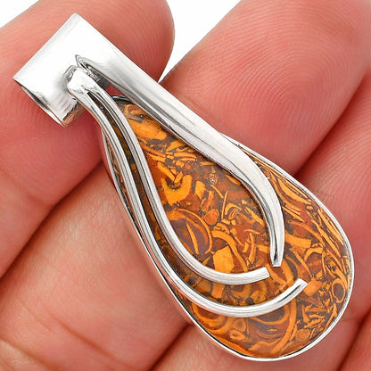 Coquina Fossil Jasper - India Pendant P-1252 SDP147267