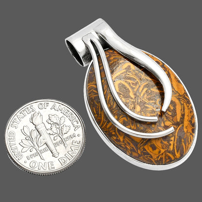 Coquina Fossil Jasper - India Pendant P-1252 SDP147274