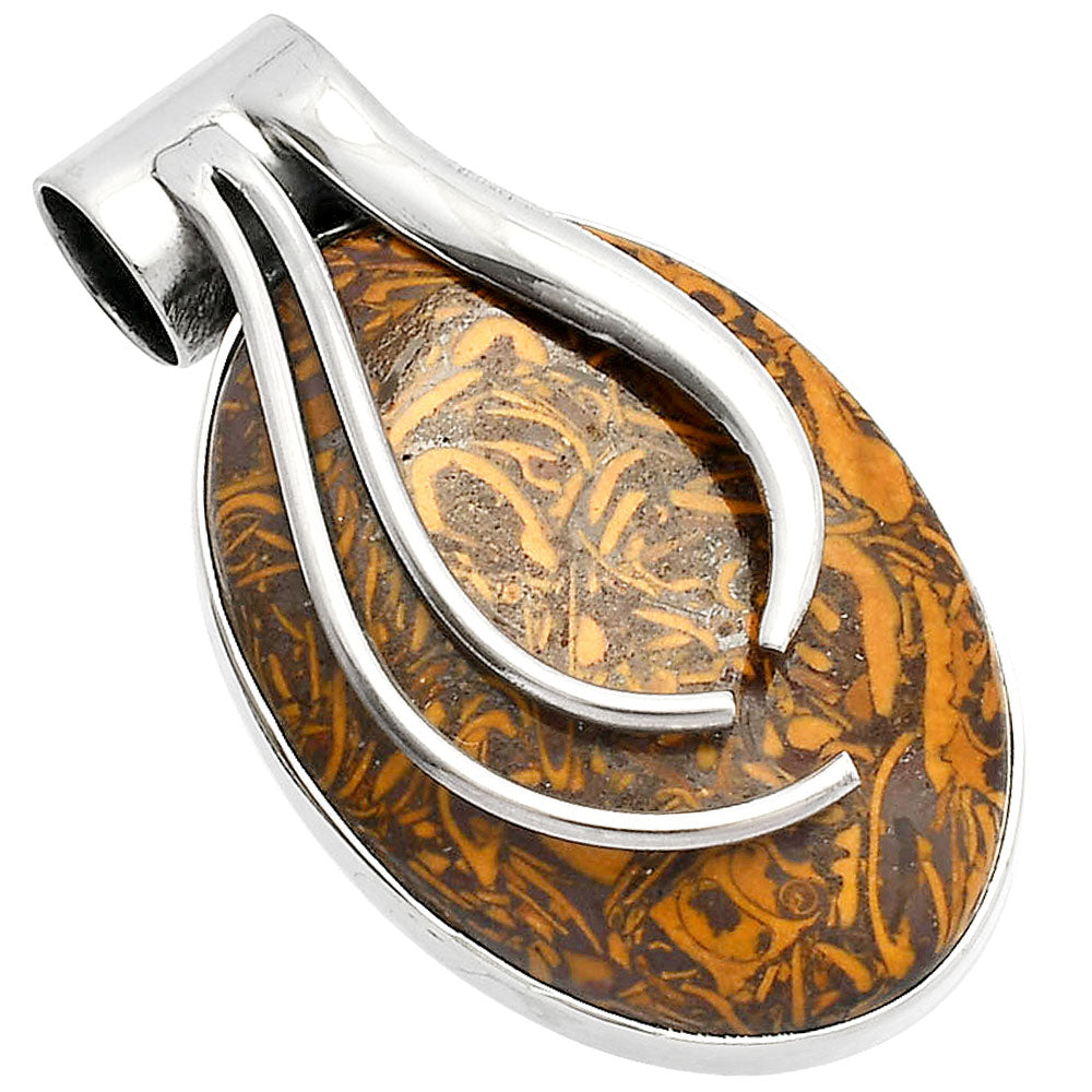 Coquina Fossil Jasper - India Pendant P-1252 SDP147274