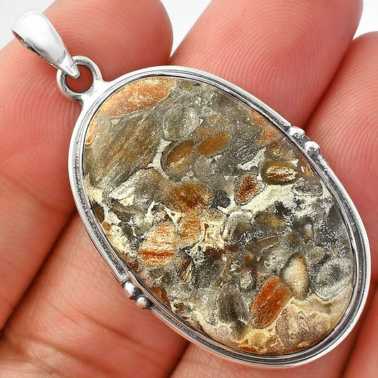 Natural Tabu Jasper Pendant P-1064 SDP147343