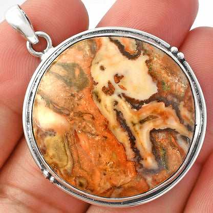 Natural Rosetta Picture Jasper Pendant P-1064 SDP147344