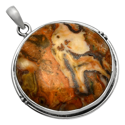 Natural Rosetta Picture Jasper Pendant P-1064 SDP147344