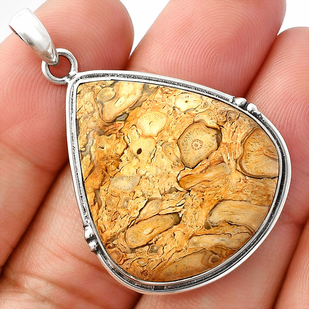 Natural Rock Calcy Pendant P-1064 SDP147346