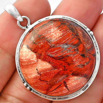 Natural Snake Skin Jasper Pendant P-1064 SDP147348