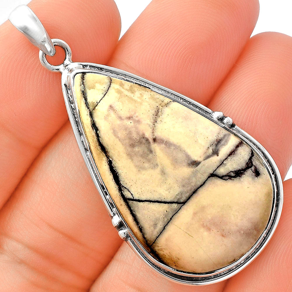 Natural Porcelain Jasper Pendant P-1064 SDP147372