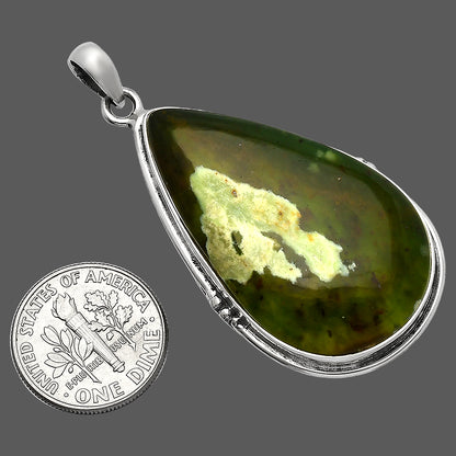 Natural Chrome Chalcedony Pendant P-1064 SDP147397
