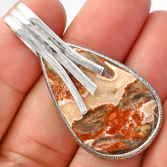 Natural Rosetta Picture Jasper Pendant P-1167 SDP147415