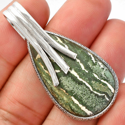 Natural Larsonite Jasper Pendant P-1167 SDP147423